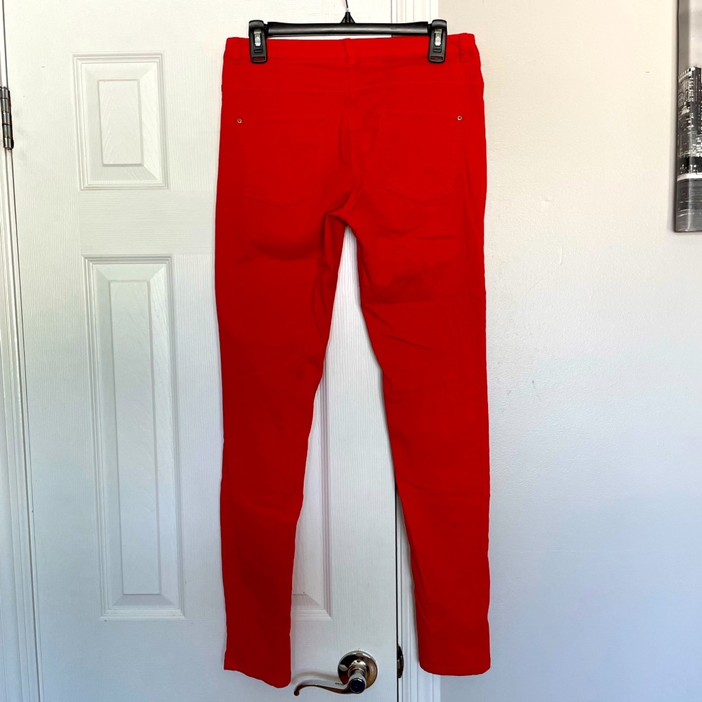 ✅H&M Cotton Vintage y2k Super Skinny Jeans moto rockstar vibrant biker skater 8 - Picture 1 of 10